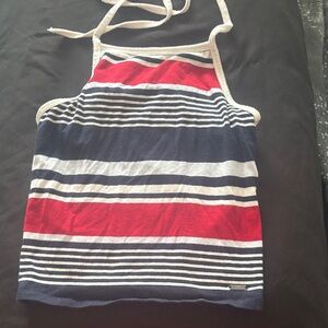 Hollister Kids Striped Camisole - Red, Navy, and White